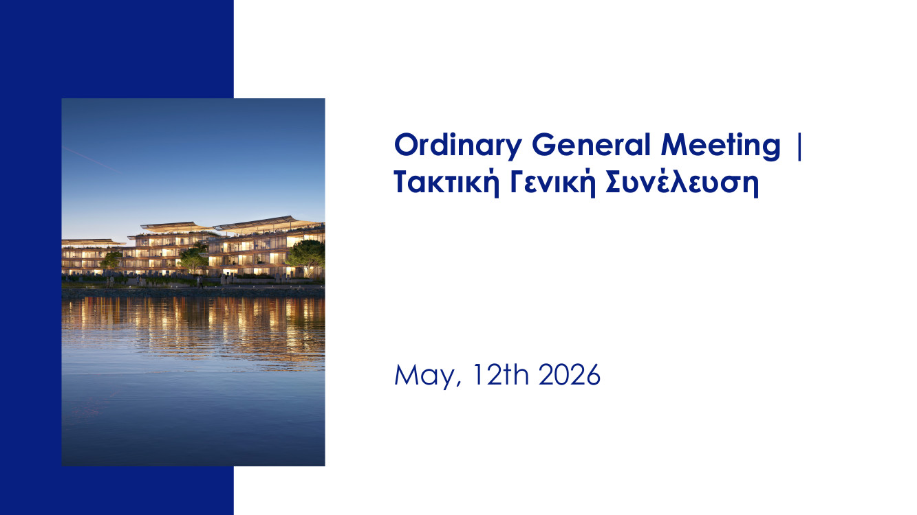 Presentation of the Regular General Meeting 2026